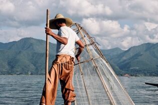  Pêcheur du Lac Inle au Myanmar